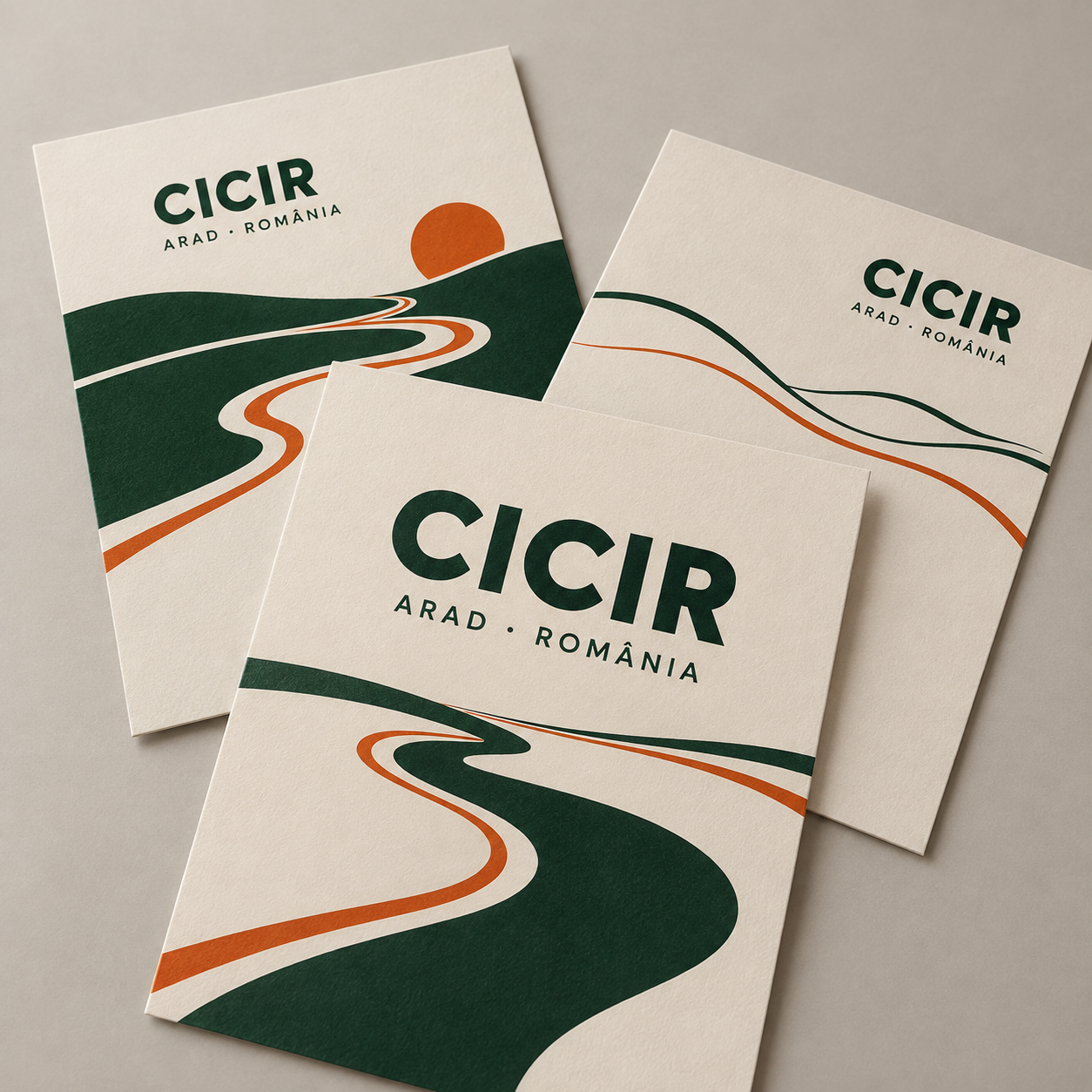 Machetă de produs: Cărți poștale „Dor de Cicir”